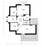 Проект современного экономичного коттеджа с мансардой Rg3952 План4